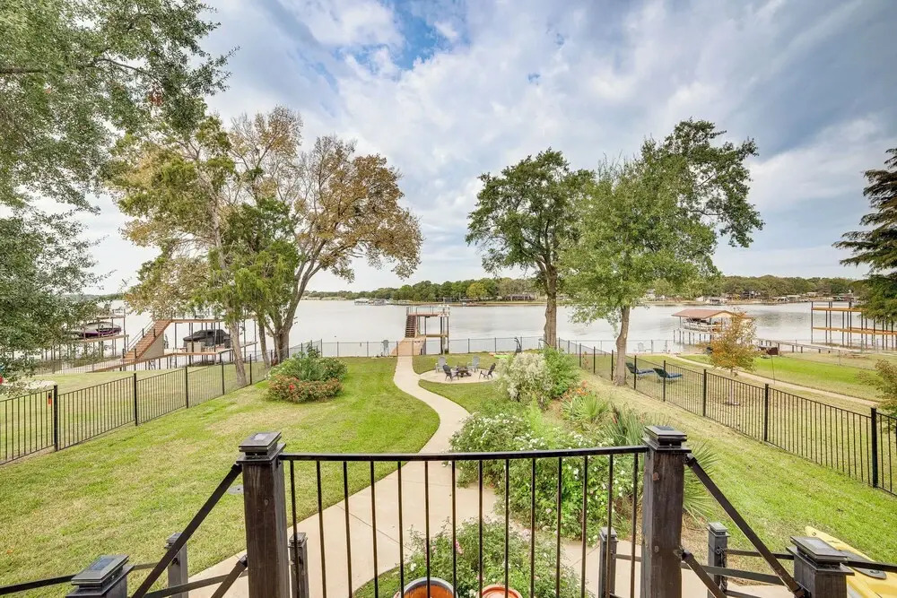 Private Dock & Yard! Modern Getaway in Mabank