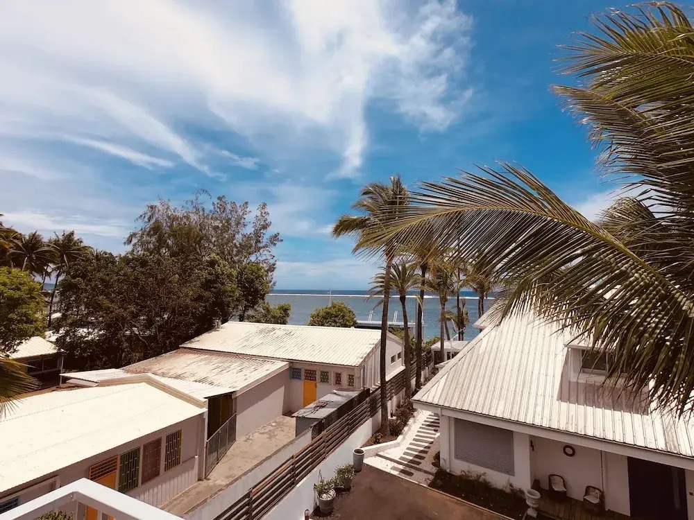 Studio in La Saline-les-bains, With Wonderful sea View, Furnished Balcony and Wifi