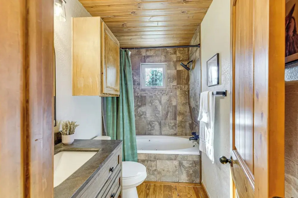 Hot Tub + Fireplace: Cozy Angel Fire A-frame Cabin
