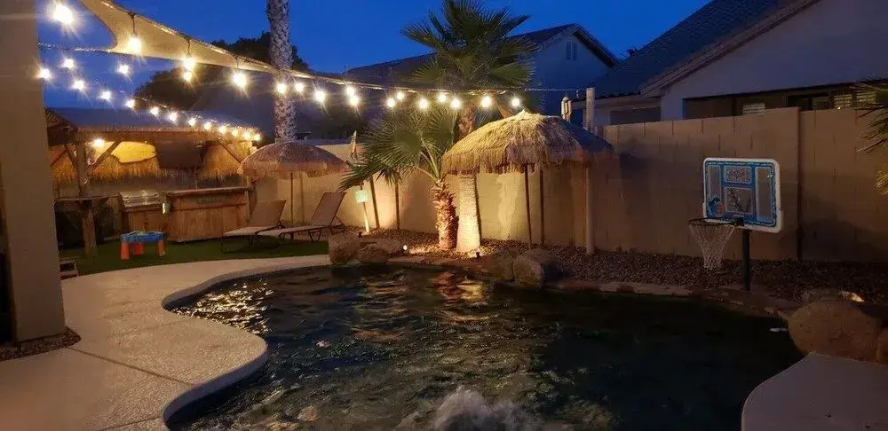 Tiki Time Perfect Pool Home in Chandler! Sleeps 8! by RedAwning
