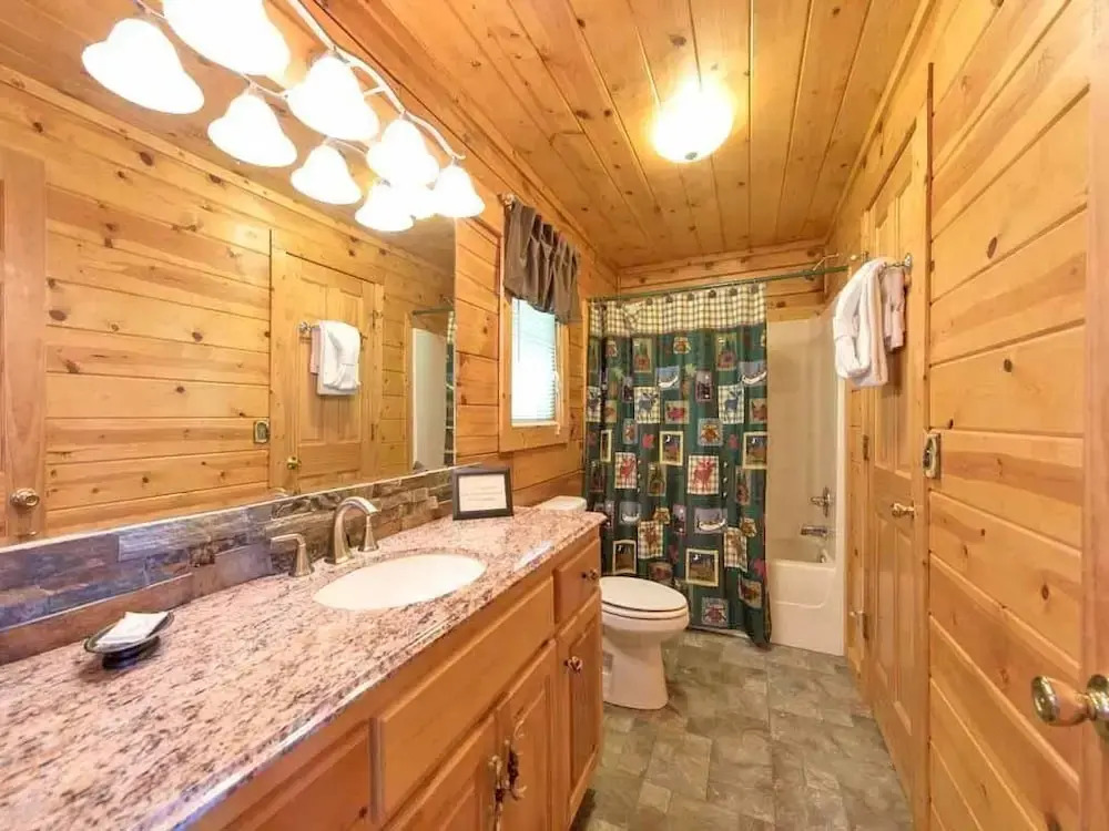 Fireside View - Two Bedroom Cabin