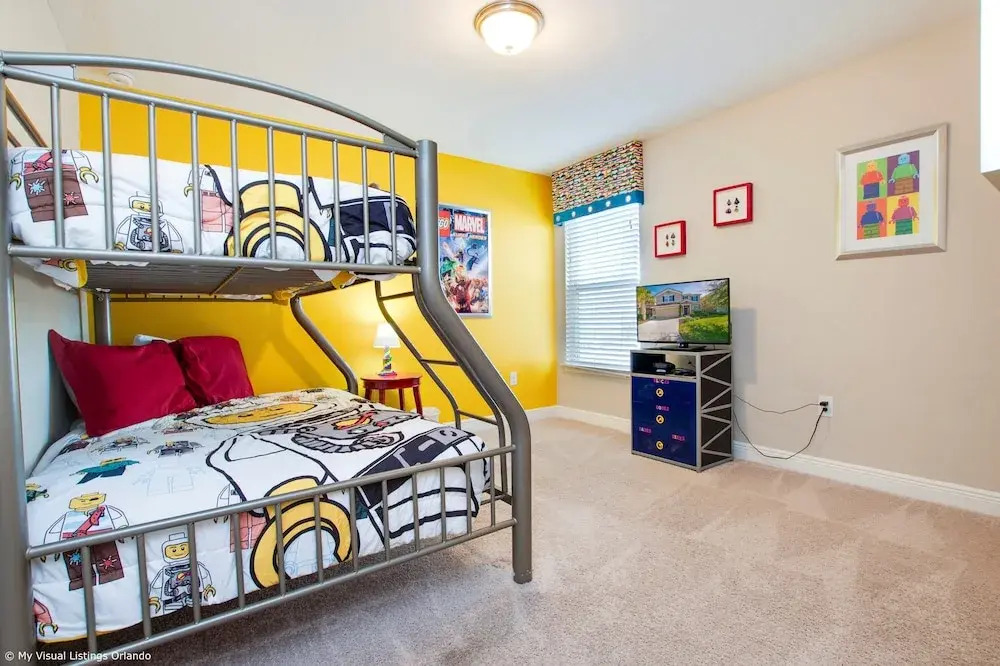 Tropical Luxury Near Disney! Professionally Decorated With Huge Pool, Game Room. 6bd/ 4.5ba #6st129