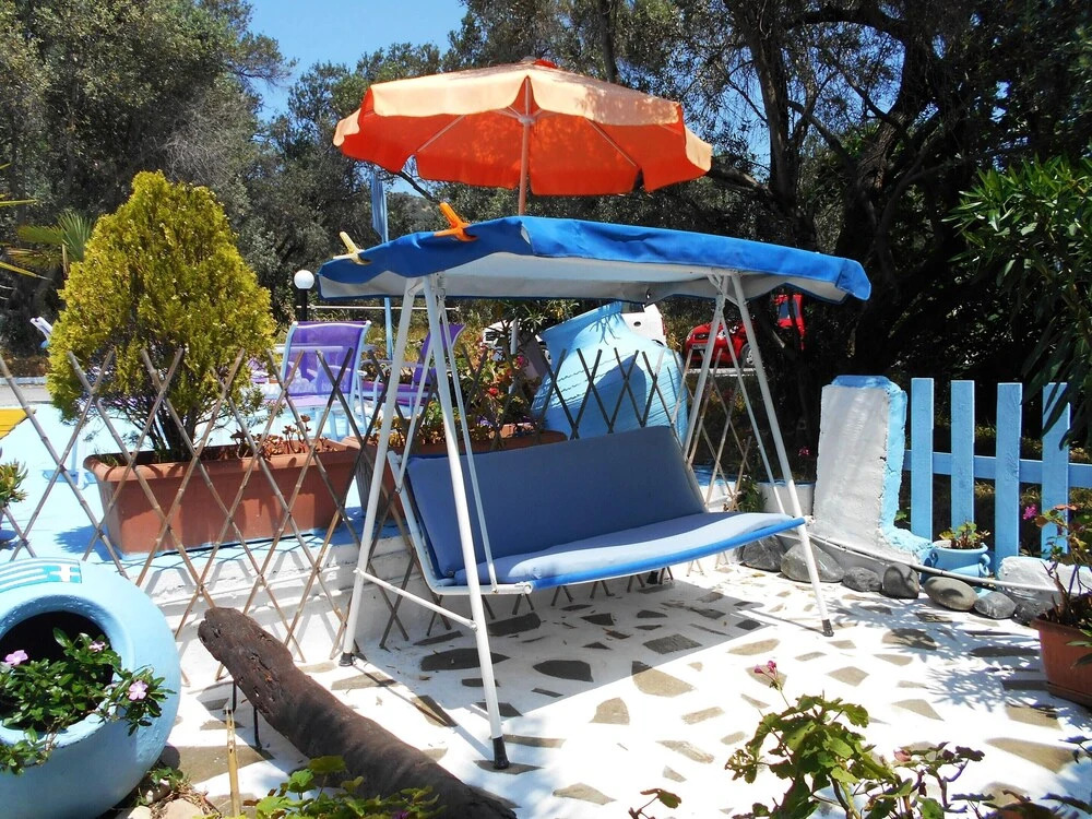 Apartment With one Bedroom in Marathokampou, With Shared Pool, Furnished Terrace and Wifi - Near the Beach