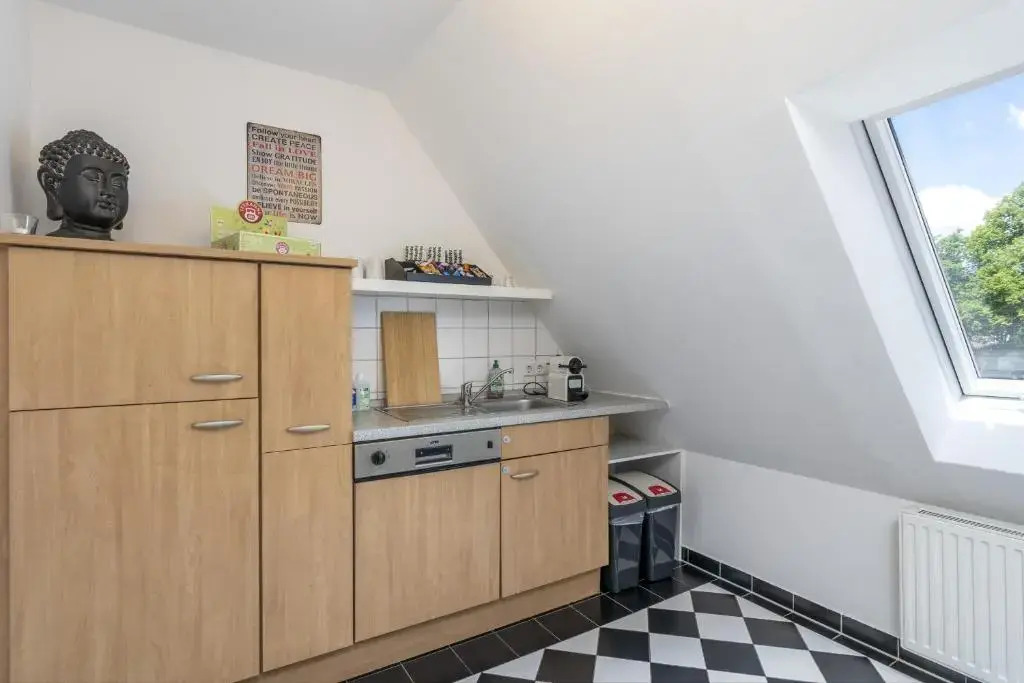 Gartenblick Apartment-Terrasse-Parkplatz- Waschmaschine-Garten
