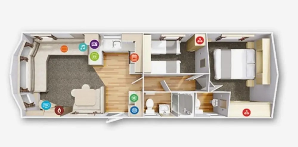 Caravan - Sleeps6-Pet friendly-Parking Available