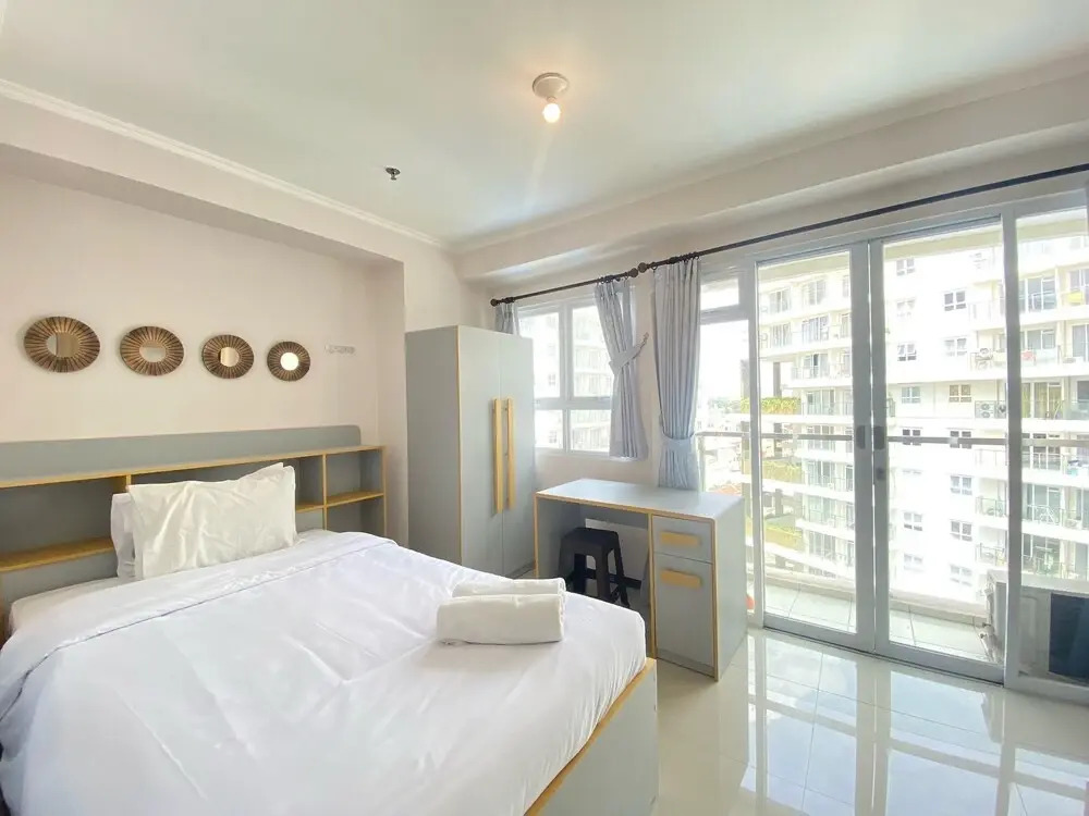Cozy 1Br Hook Apartment With Pool View At Gateway Pasteur