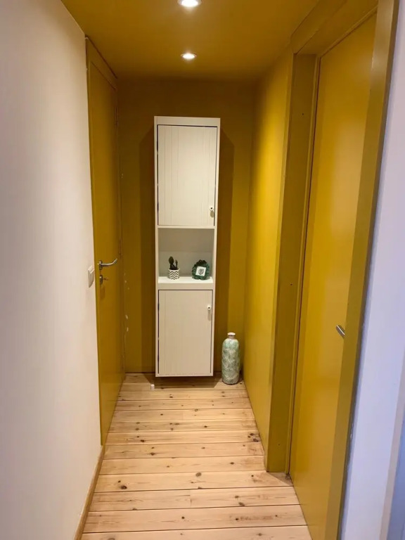 Bedroom and small private bathroom