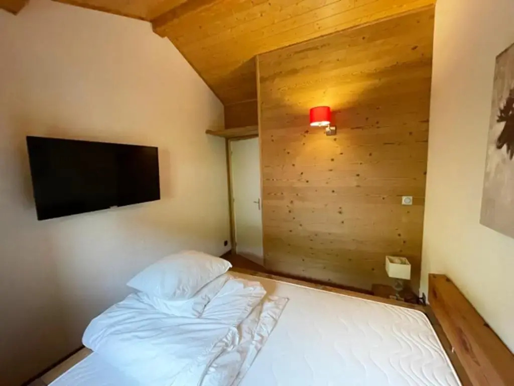 Chalet de 4 chambres avec sauna jardin amenage et wifi a Valloire