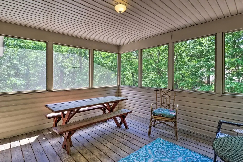 Deck, Hot Tub & Game Room: Lake Harmony Home