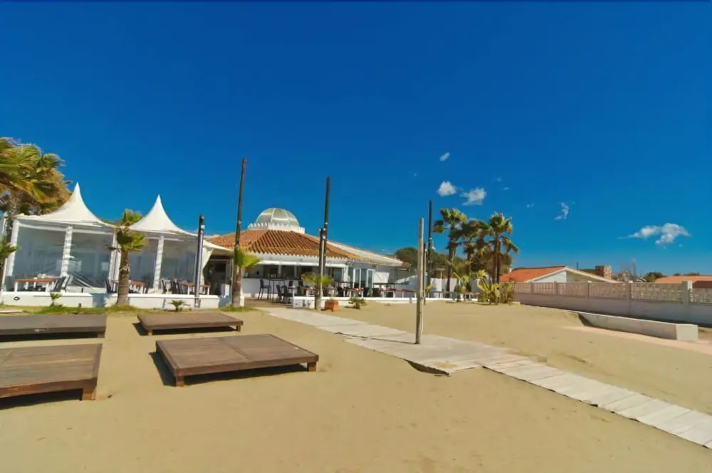 Beach front villa with private pool