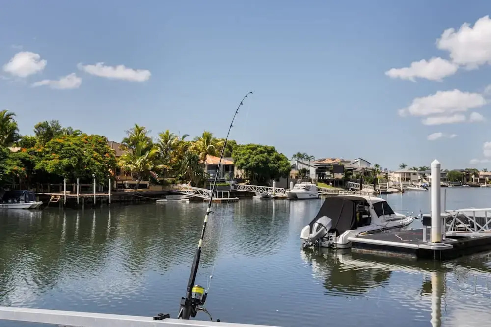 Modern Waterfront Retreat Private Pool Dock
