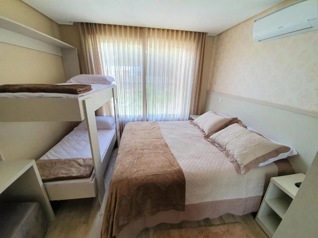 Apto De Luxo Centro De Gramado, 2 Suites, Mobiliado E Equipado (201)