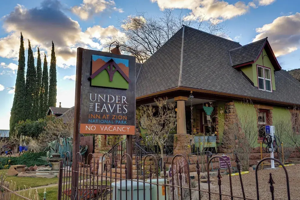 Under the Eaves Inn at Zion National Park