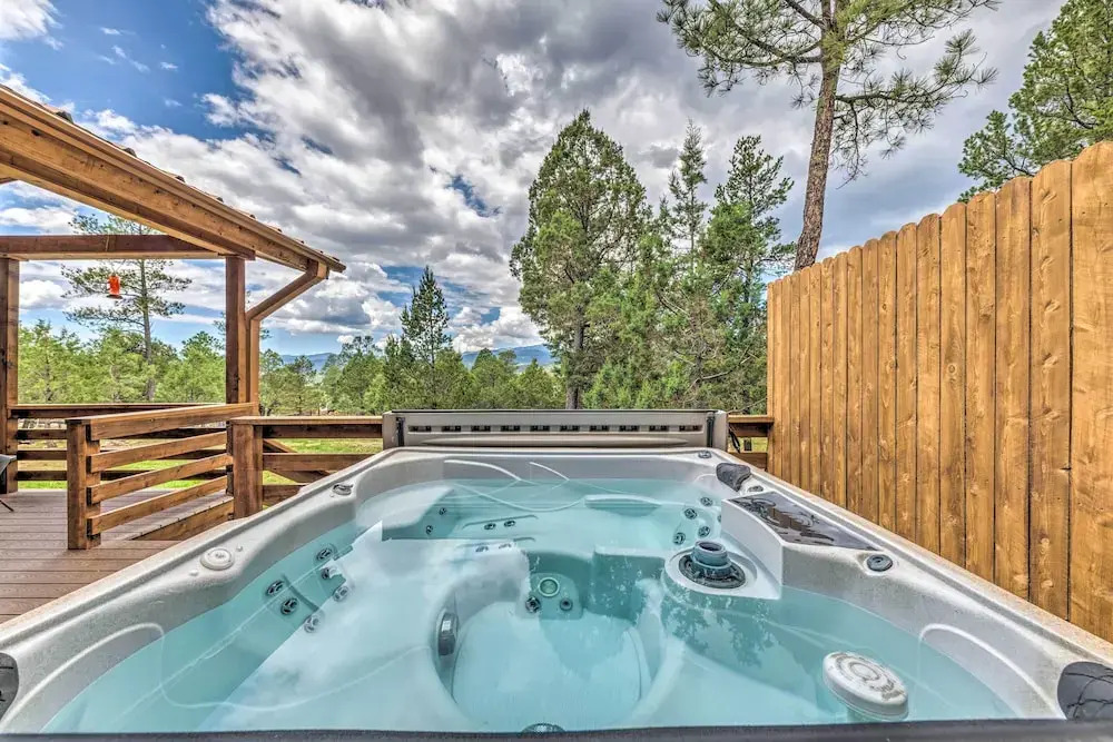 Spacious Ruidoso Home w/ Hot Tub & Fireplaces