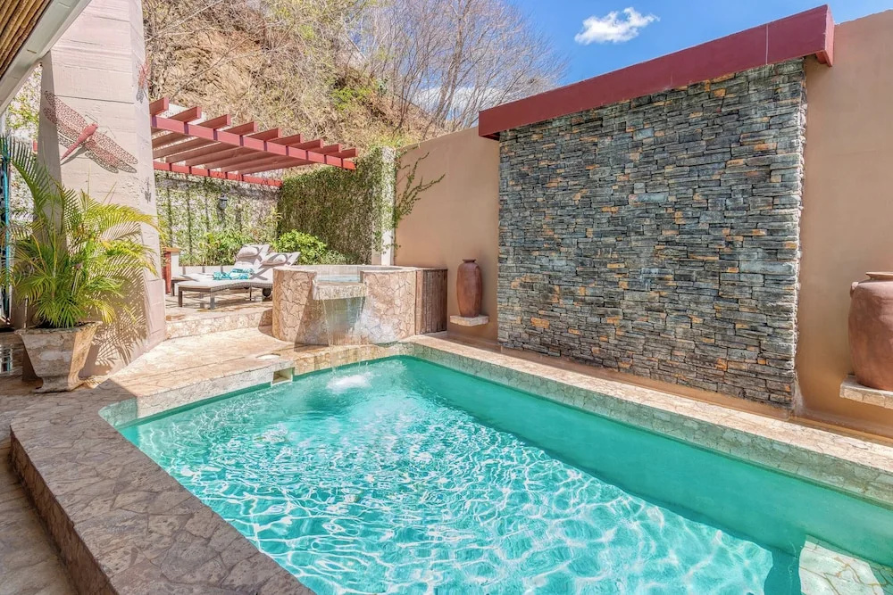 Oceanview Villa with Wrap-Around Terrace, Private Pool, Hot Tub, and Guesthouse