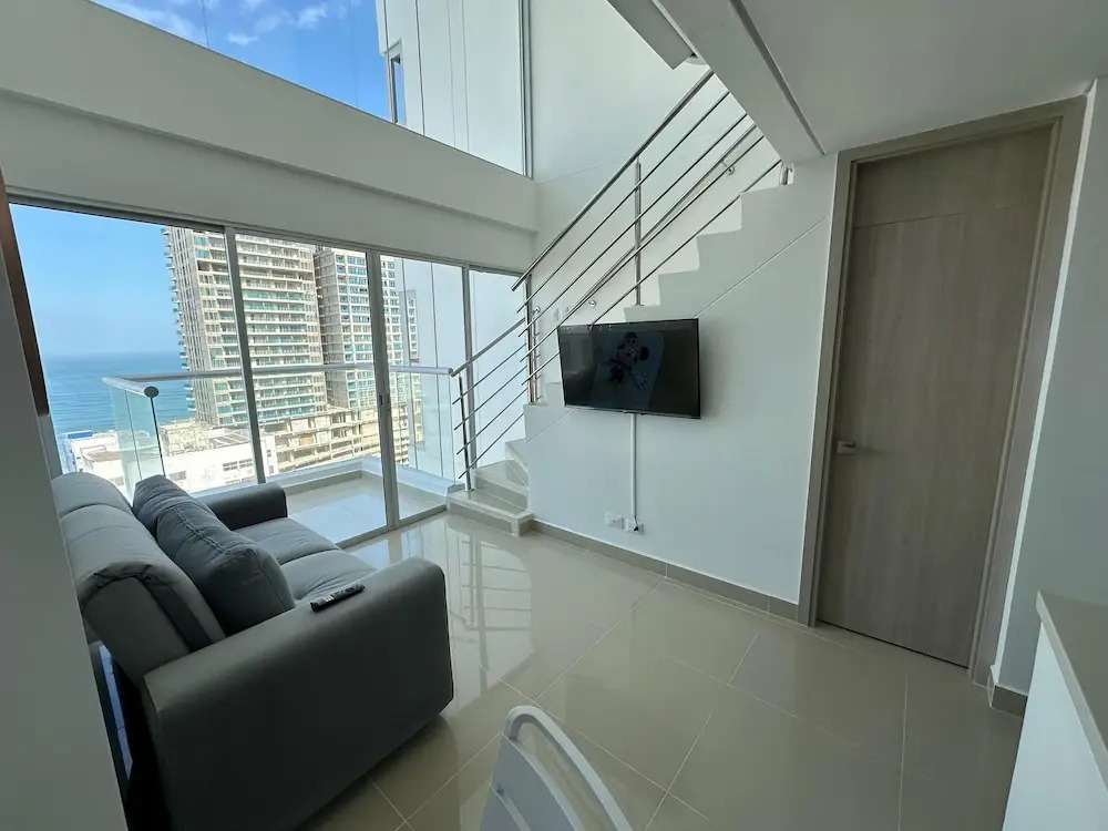 Apartamento loft de 1hab vista al mar