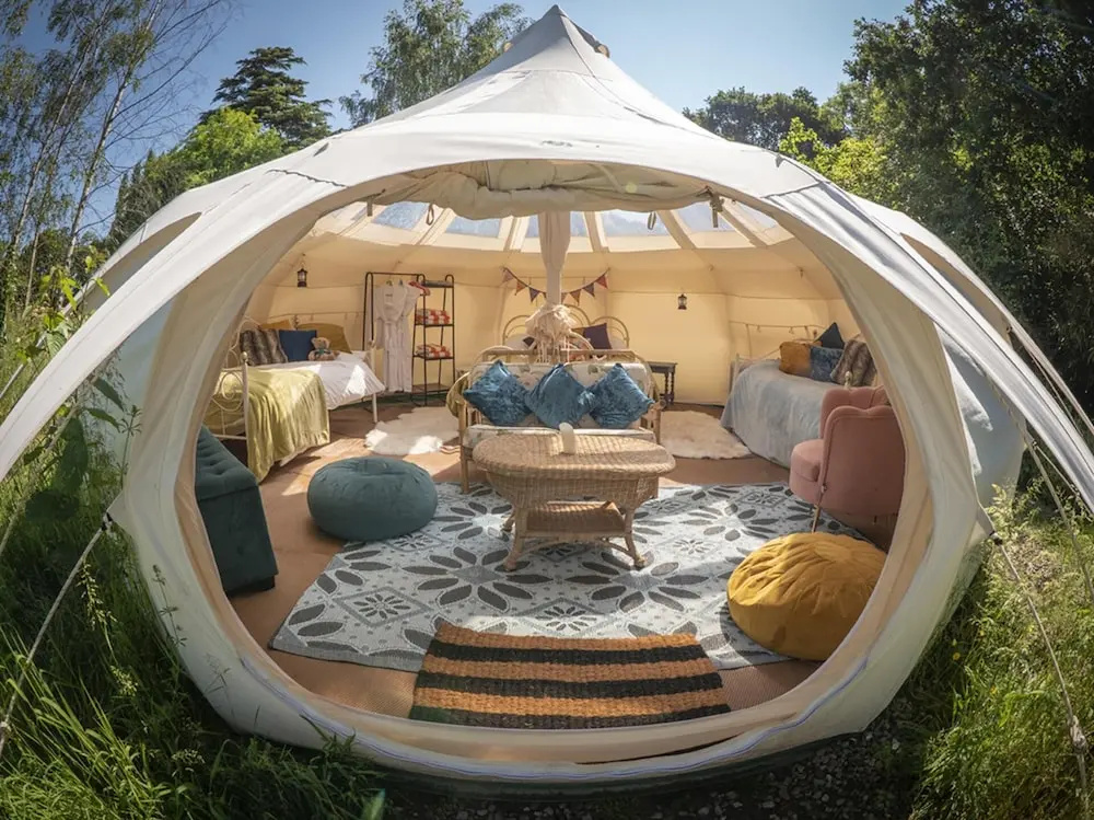 Lotus Belle Tents Sleeping up to 7 Guests