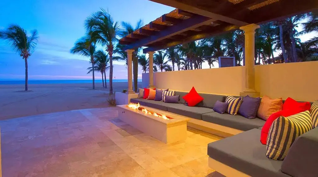 Spectacular 3-Story Beachfront Villa with a Huge Pool Patio