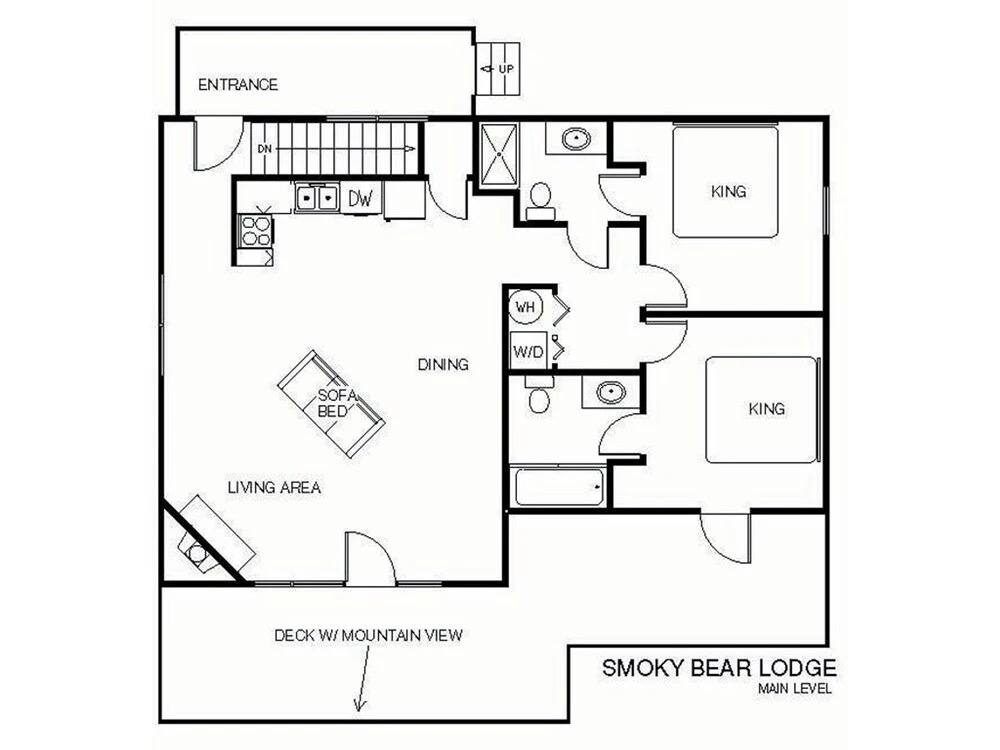Smoky Bear Lodge by Jackson Mountain Homes