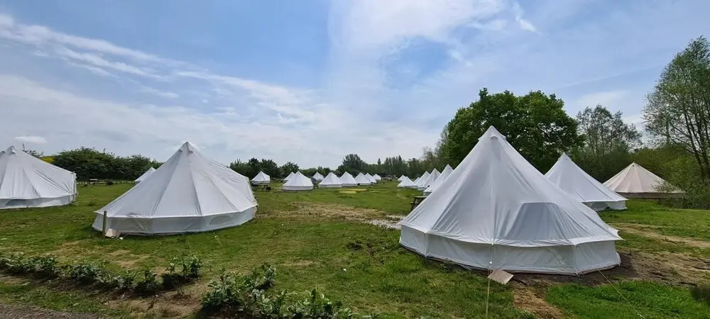 6 Meter Bell Tent - Up to 6 Persons Glamping