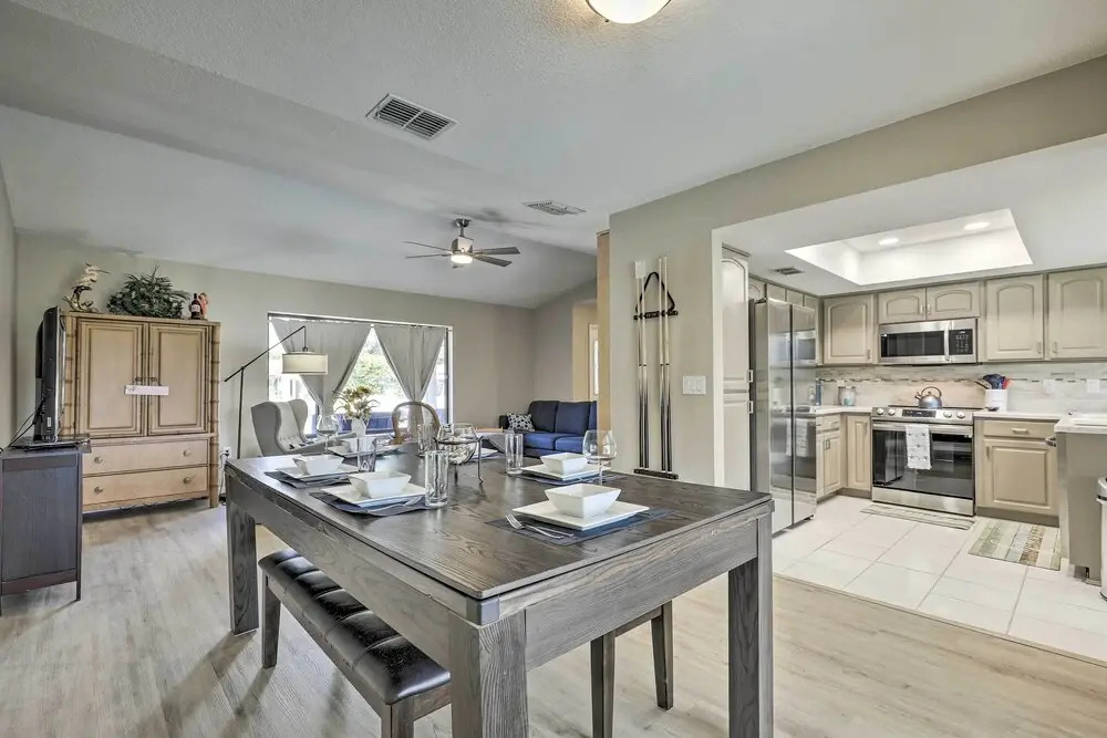 Palm Harbor Home w/ Pool & Golf Course Views!