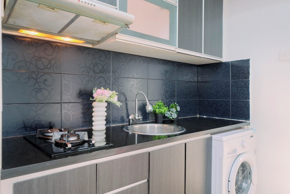 Compact White Tone 2Br At Pakubuwono Terrace Apartment