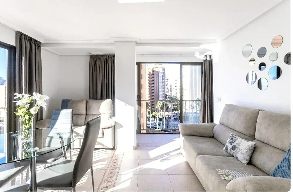 Apartment with 2 Bedrooms in Benidorm, with Wonderful City View, Shared Pool, Balcony - 350 M From the Beach