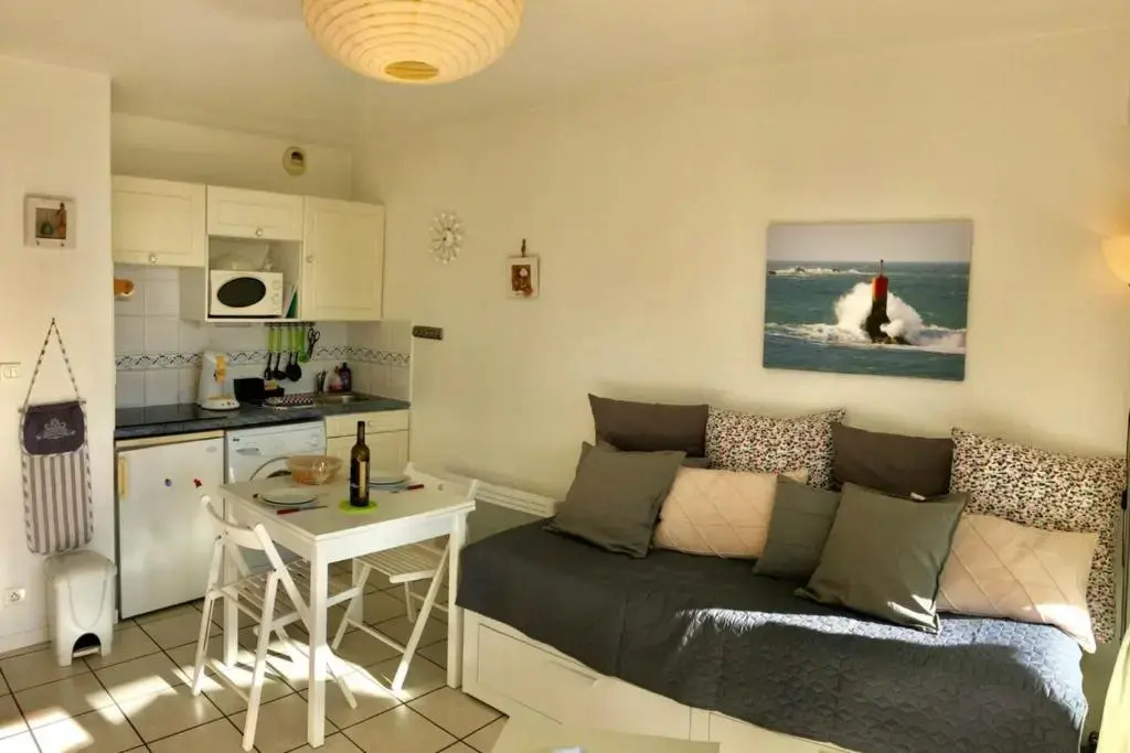 Studio cabine Méga cosy – Bord de mer - Terrasse