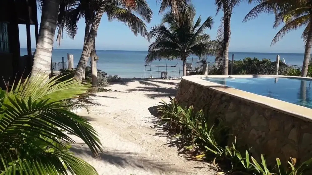 Playa agua-marina