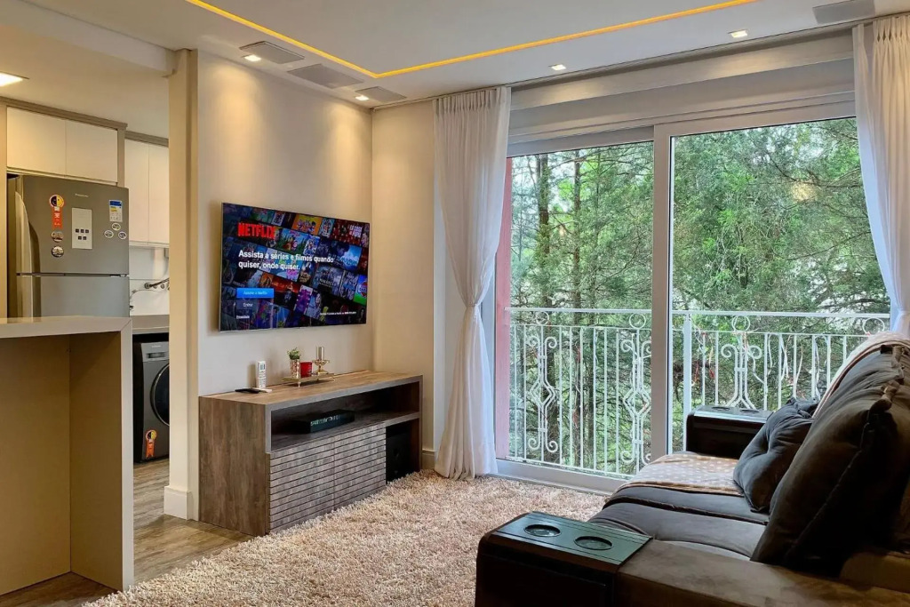 Orquídeas 206 A - Apto com BANHEIRA na Borges de Medeiros - Centro Gramado