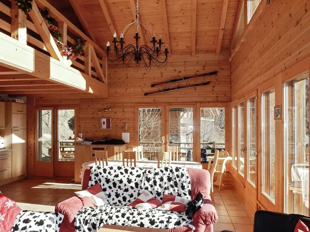 Chalet With 3 Bedrooms in Veysonnaz, With Wonderful Mountain View, Fur
