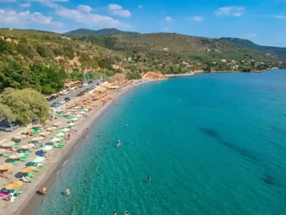 Seafront Pouletis Family Drosoula Gem With Pool
