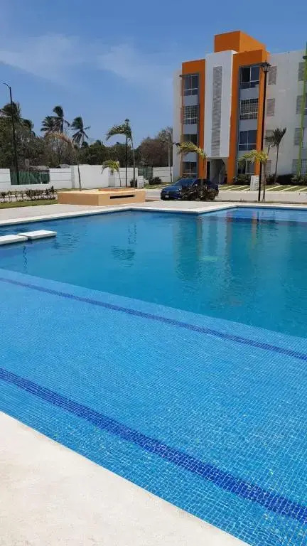 El Arrecife: Apartamento con alberca a 10 minutos de la playa