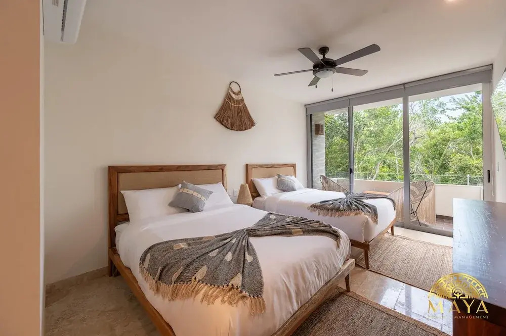 NHOA 208A Lux 2BR Condo Jungle View in Aldea Zama