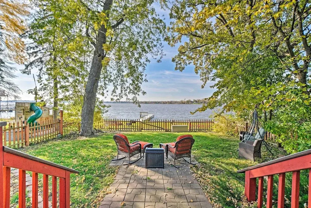 Lakefront Home w/ Game Room, Theater & Dock!