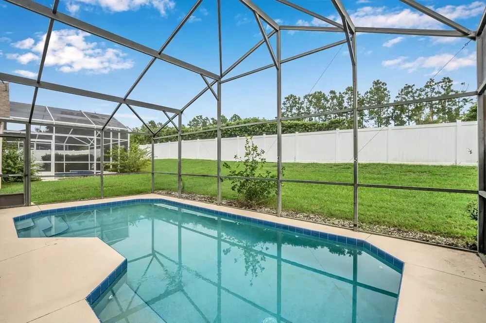No Rear Neighbors, Near Disney Spacious Home With CDC Standards #3hr836
