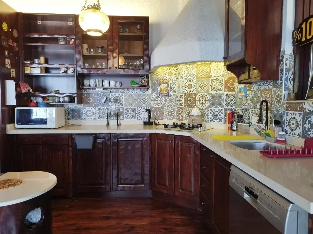Escape to History in a Stunning Stone House with Garden and Sea View in the Heart of Alanya