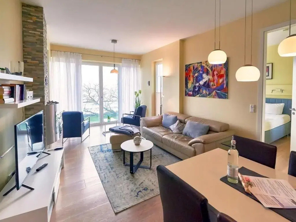 Ostseeresidenz Sassnitz - WG 18 mit Kamin, Sauna, Terrasse, Meerblick