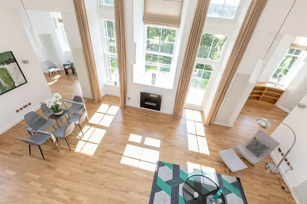 Luxury 3 bedroom duplex Apartment in the iconic Quartermile with Stunning Balcony Views