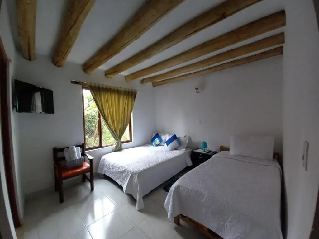 Tres habitaciones en la cabaña Quinta Buenos Aires
