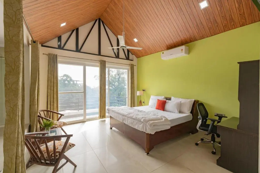 SaffronStays Wildernest - 2-BR Dehradun villa with gazebo, barbecue and mountain views