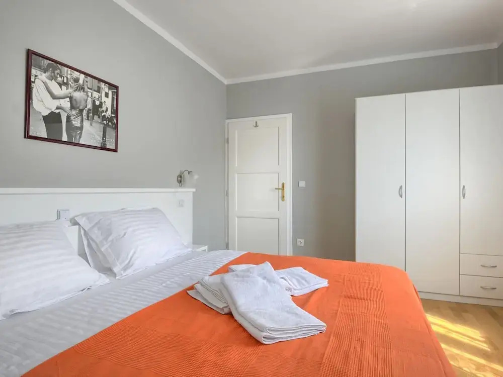 Apartment with Common Pool, Balcony, & Barbecue in Mali Maj near Porec