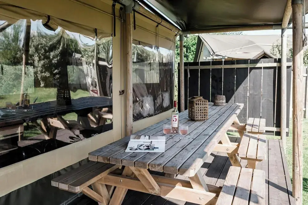 Woodlodge in Duynpark With Scenic Views