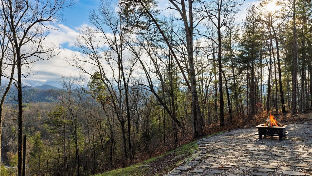 Modern Smoky Mountain Stay With Two Decks, Plunge Pool & Game Room Overlook Lodge by Avantstay