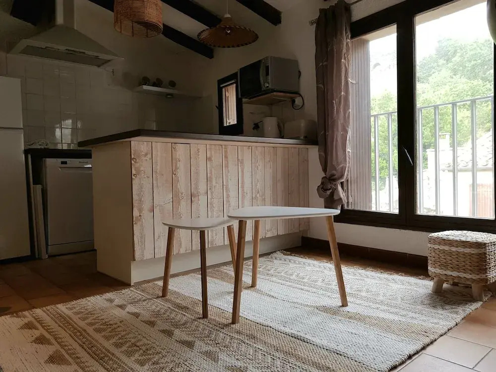 Face à la Cité : appartement avec cour !