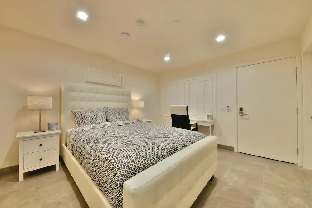 Stylish and Modern Private Bedroom Across Beach
