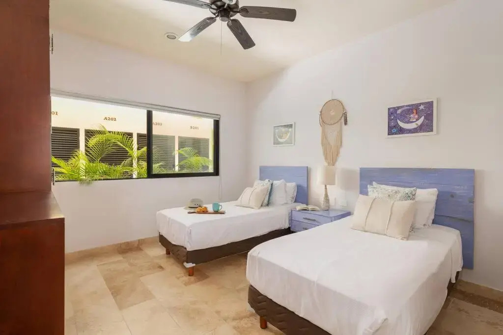 Tulum Swim up apartment for 5 pax with free bikes and WIFI