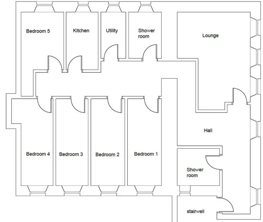Royal Mile 5 BR Apartment nr Castle