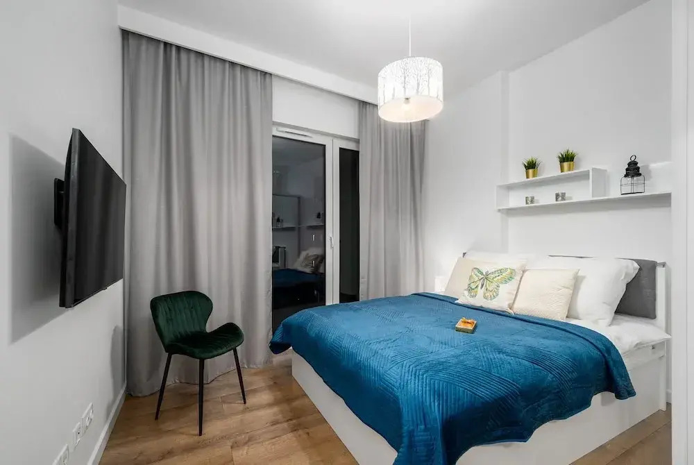 Exclusive Studio on Kasprzaka Street Warsaw Tower Bliska Wola