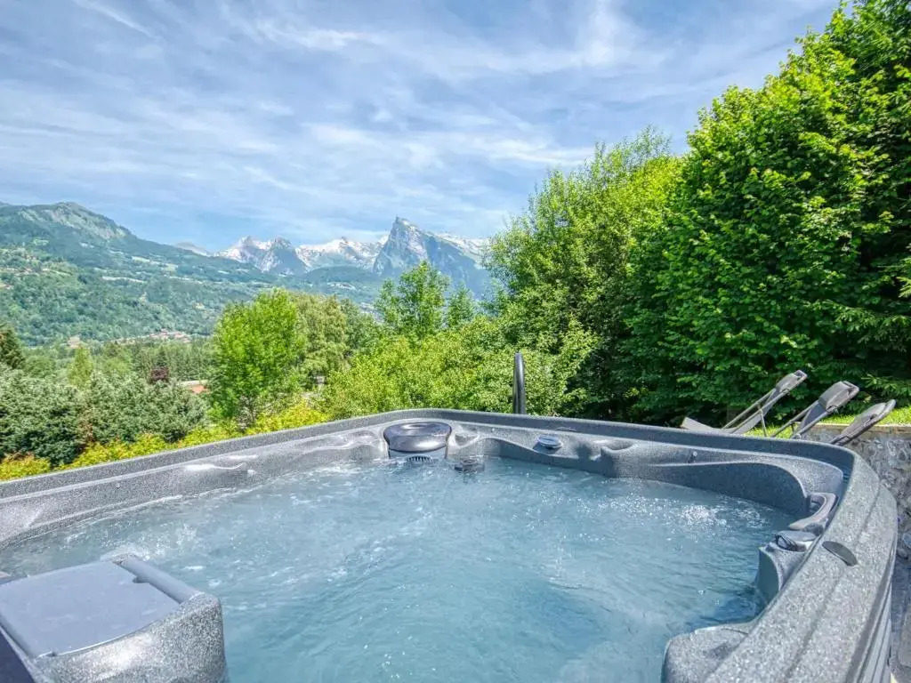 Chalet moderne avec jacuzzi, animaux admis, Morillon - FR-1-642-66